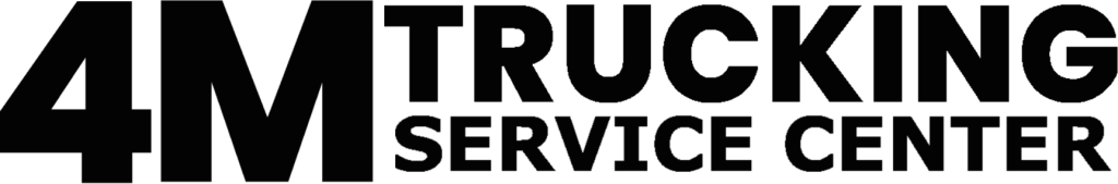 4M Trucking Service Center logo Wide