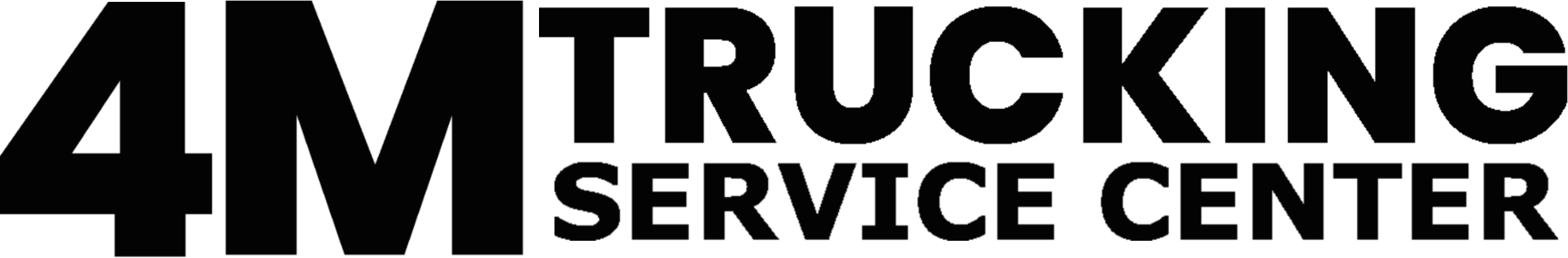 4M Trucking Service Center logo Wide